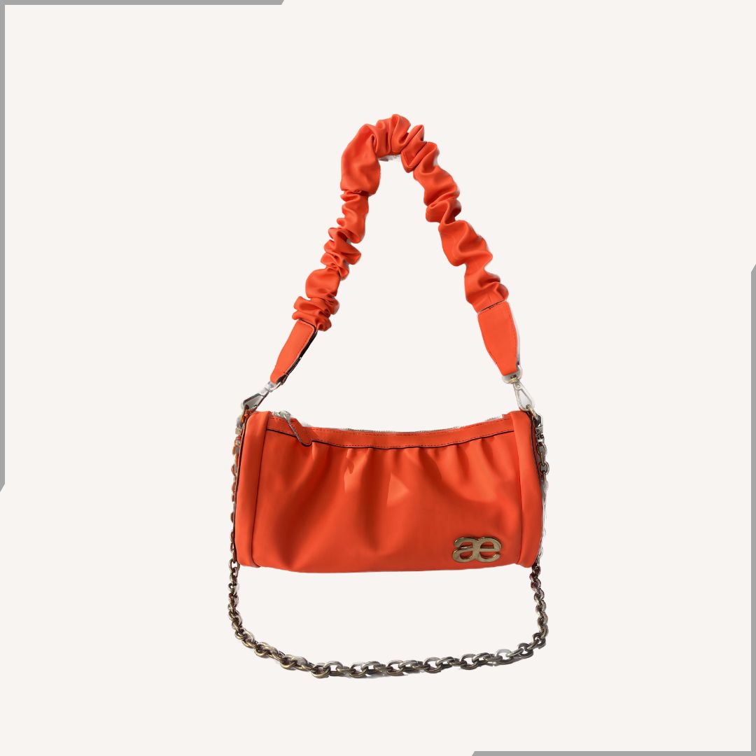 Neon orange outlet bag