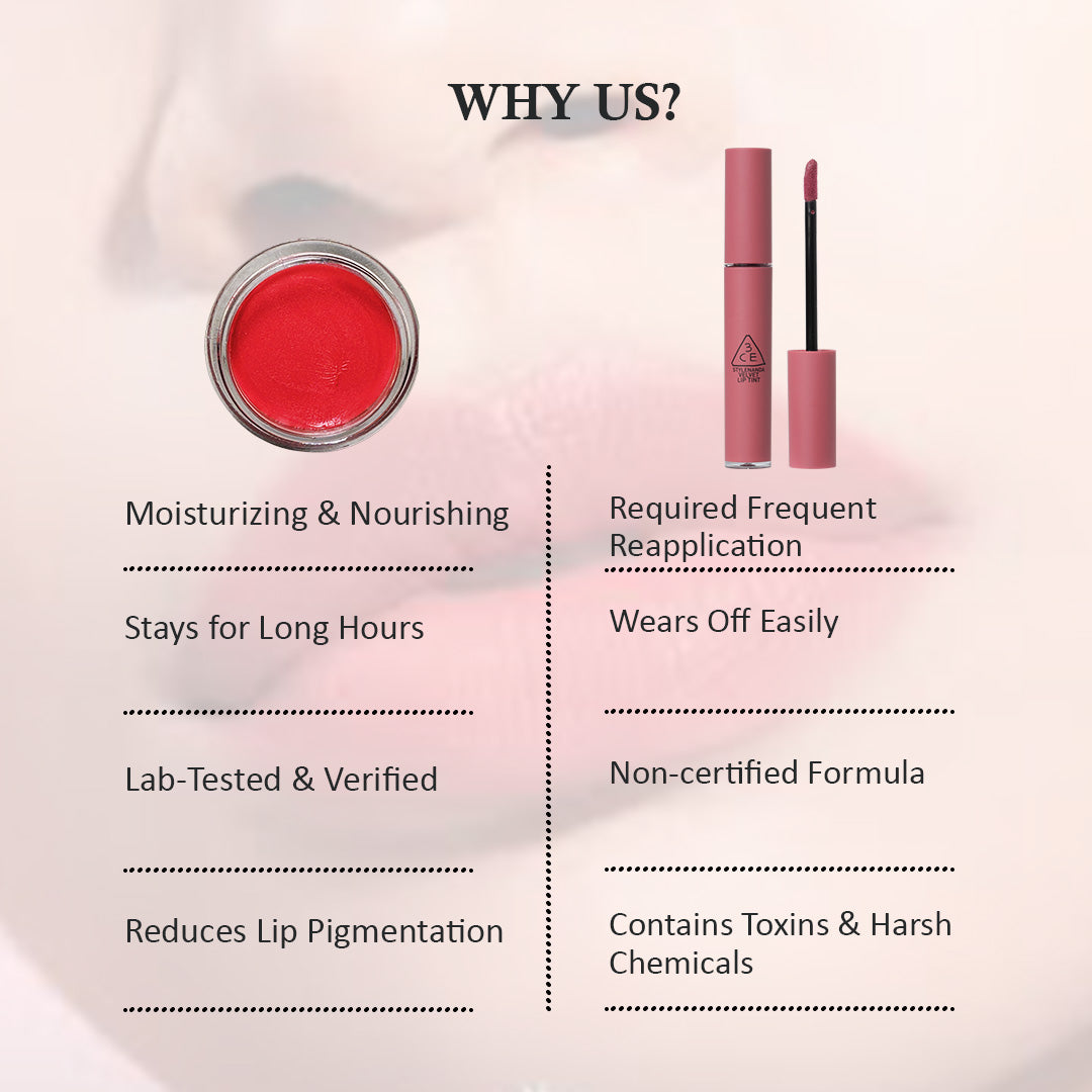 Aegte Organics Cosmic Glow Coral Lip & Cheek Tint Balm Nourish & Hydrate Dry Chapped Lips_5gm